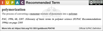 Polymerization