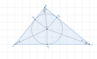 inscribed triangle