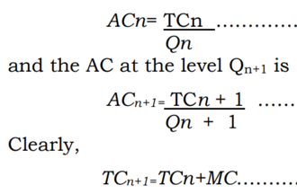marginal cost
